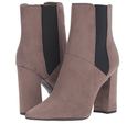 Guess Women's Breki2 Ankle Bootie, Tan/Dark Storm,