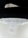 Charter Club Black Sweater White Hearts 3X