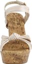 Jessica Simpson Women's Brisa Strappy Cork Wedge,F