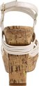 Jessica Simpson Women's Brisa Strappy Cork Wedge,F