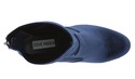 Steve Madden Women's Brisk-v Ankle Bootie, Navy Ve