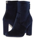 Steve Madden Women's Brisk-v Ankle Bootie, Navy Ve