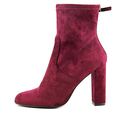 Steve Madden Women's Brisk-v Ankle Bootie, Burgund