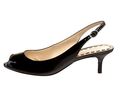 Enzo Angiolini Women's Broughan Open-Toe Pump,Blac