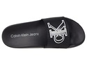 Calvin Klein Men's Alonzo Slide Sandal, Black Sz 1