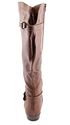 Material Girl Womens Capri Closed Toe Knee High Fa