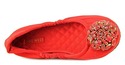 Nine West Celsey Womens Size 6 Red Textile Ballet 