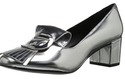 CHARLES DAVID Women's Monroe Pump, Silver, 6.5 Med