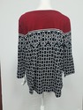 Charter Club Plus Size Red&Navy Top 2X-NEW