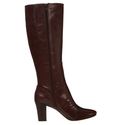 Nine West Women's Chio Boot,Dark Brown Leather,8.5