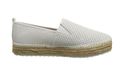 Steve Madden Women's Shoes Choppur Flat, White, 8.