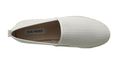 Steve Madden Women's Shoes Choppur Flat, White, 8.