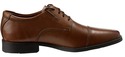 Clarks Men's Tilden Cap Oxford Shoe,Dark Tan Leath