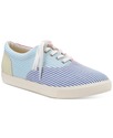 Club Room Men's Colorblocked Lace-up Sneakers, Blu