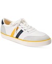 Club Room Men's Noah Stripe Lace-up Sneakers Yello