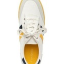 Club Room Men's Noah Stripe Lace-up Sneakers Yello