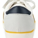 Club Room Men's Noah Stripe Lace-up Sneakers Yello