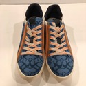 Coach Womens Lowline Sig Knit blue size 11 B