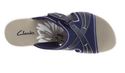 Clarks Women's Shoes Daisy Drift Blue Sandal 7 B (