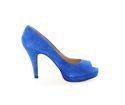 Nine West Women's Danee Platform Pump (7.5, blue) 