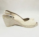 Vidorreta Women's Darla Slingback Wedge (8.5, Whit