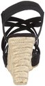 Chinese Laundry Women's De Lux Wedge Sandal,Black,