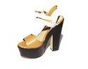 Steve Madden Depaolo Natural Multi Heels (10 M)