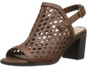 Easy Street Women's Erin Heeled Sandal, Brown Burn