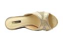 GUESS Women's Eleonora Gold Fabric Wedge 6.5M