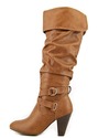 Rampage Ellesandra Knee High Brown Boots 8.5 M