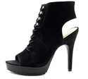 Bar III Emiko Women US 10 Black Platform Heel