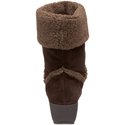 Easy Spirit Women's Evander Boot Brown Suede 10