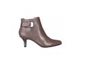 Anne Klein Faeryn Ankle Booties Taupe Leather (7M,