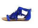 Steve Madden Favorit Women Blue Gladiator Sandal (