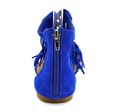 Steve Madden Favorit Women Blue Gladiator Sandal (