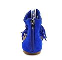 Steve Madden Favorit Blu Suede Womens Sandal 6M (6