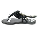 R2 Footwear Women's Flamenco Sandal (9, Black)