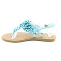 R2 Footwear Women's Flamenco Sandal (10, Turquoise