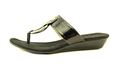 Alfani Women's Shoes Forray Thong Sandals Black 7.