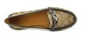 Coach Women's Fortunata Khaki/Chestnut Signature C