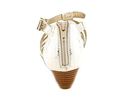 Vince Camuto Giada Womens Size 7.5 Gold Open Toe W
