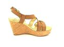 Marc Fisher Gilon 3 Shoe  Faux Leather Wedge Sanda