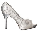 Rampage Women's Gimme Platform Pump,Silver,7.5 M U