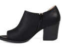 Brinley Co. Womens D'Orsay Peep Toe Bootie Black, 