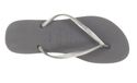 Havaianas Women's Shoes Slim Flip Flop, Grey/Silve