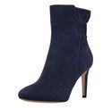 Nine West Women's Herenow Ankle Bootie, Navy, 5.5 