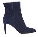 Nine West Women's Herenow Ankle Bootie, Navy, 5.5 