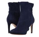 Nine West Women's Herenow Ankle Bootie, Navy, 5.5 