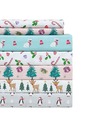 Kids Holiday Microfiber 4 Pc Full Sheet Set-Polar 