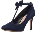 Nine West Women's Hollison Suede Dress Pump, Navy,